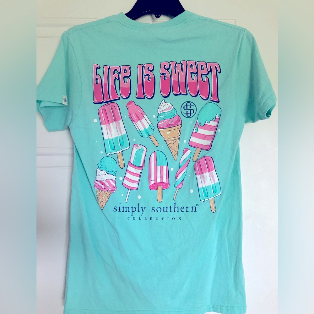 Teal Simply Southern T-shirt